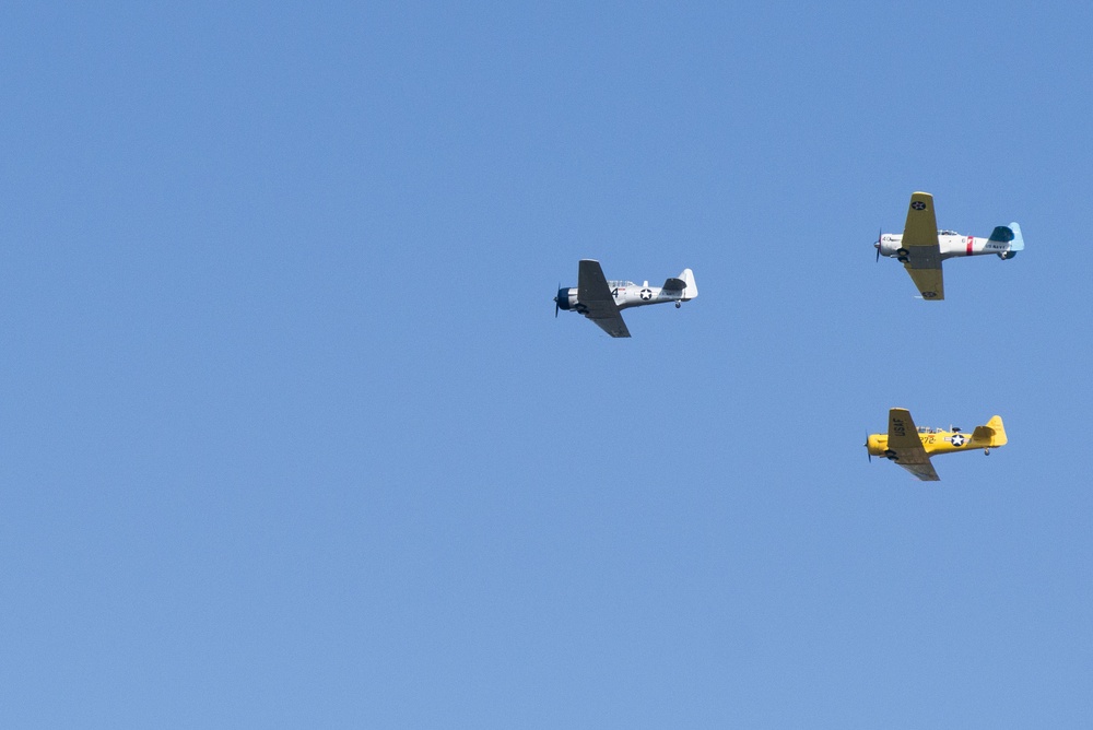 Graveside service for United States Army Air Forces (Women Air Force Service Pilot) Florence Elaine Danforth Harmon in Arlington National Cemetery