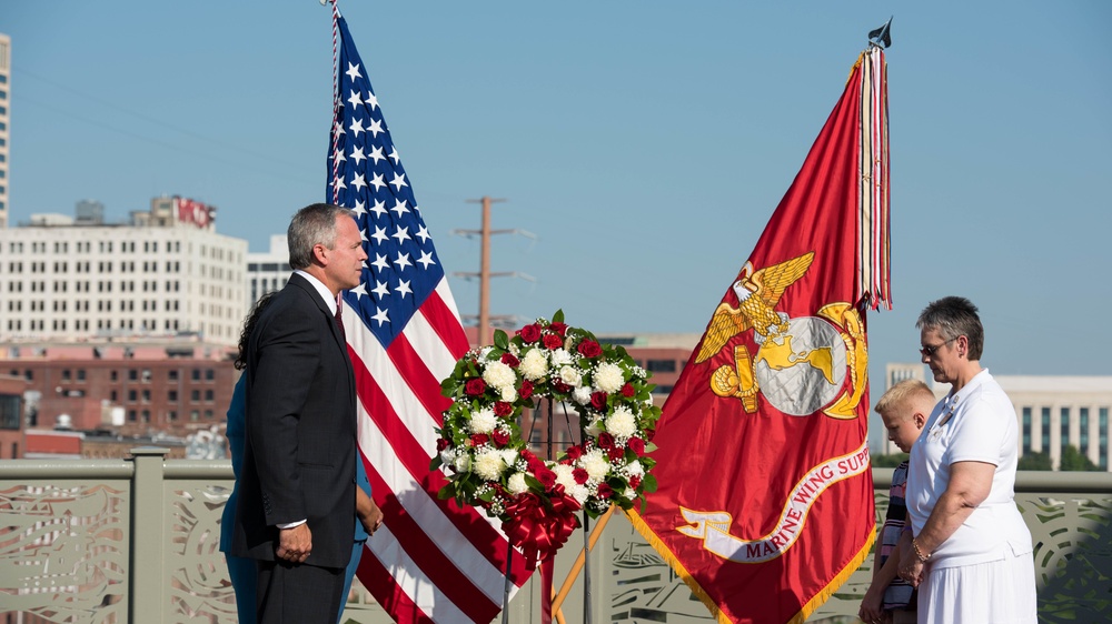 Wreath Laying Ceremony Marine Week Nashville