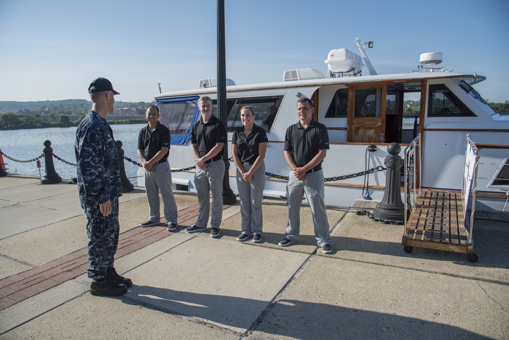 NSAW Port Operations Team Conducts Barge Cruise