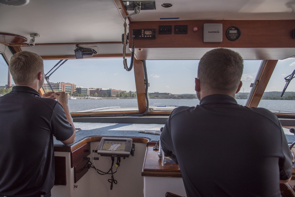 NSAW Port Operations Team Conducts Barge Cruise