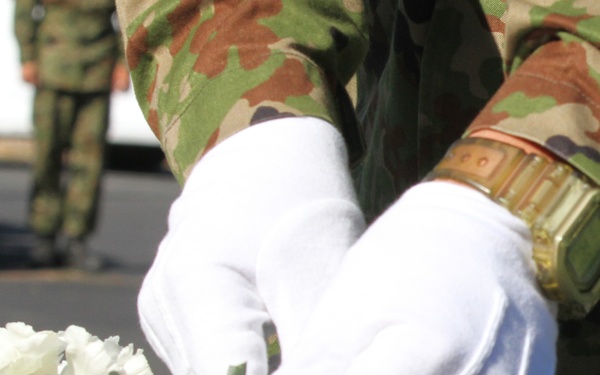 Flower dedication ceremony Rising Thunder 2016