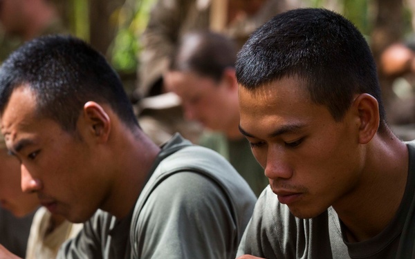 Exercise Kowari participants set the bait
