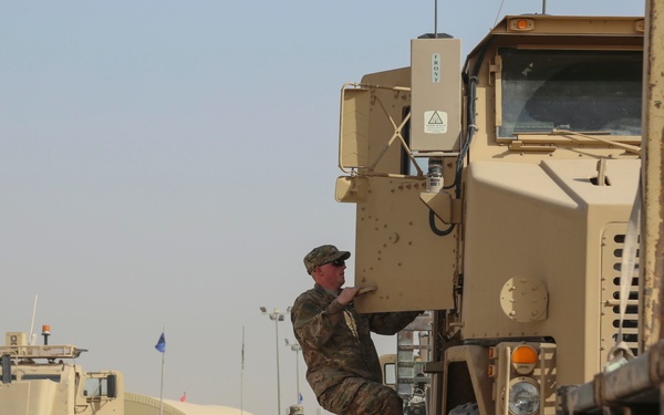 109th TC gets ready for convoy mission