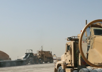 Convoy in Kuwait rolls out