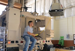 Army prepares networked vehicles for new Army Warfighting Assessment [Image 2 of 3]