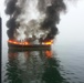 Coast Guard fights boat fire in Jonesport, Maine