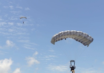 Special Tactics Airmen complete free fall training at Keesler