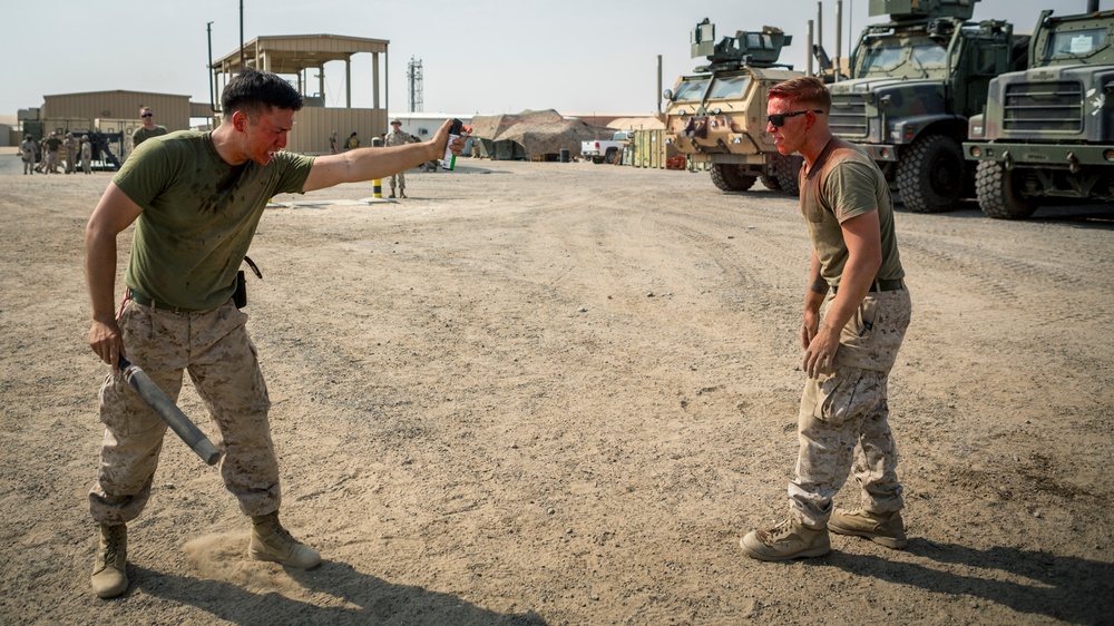 SPMAGTF Marines conduct OC Qualification