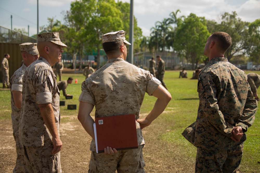 Lt. Gen. Berger visits Frontline Leaders Course in Australia