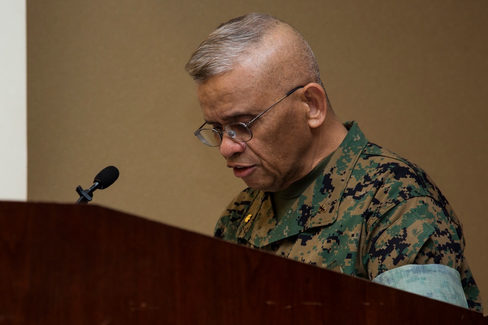 Master Gunnery Sgt. Donell Blunt's Retirement Ceremony