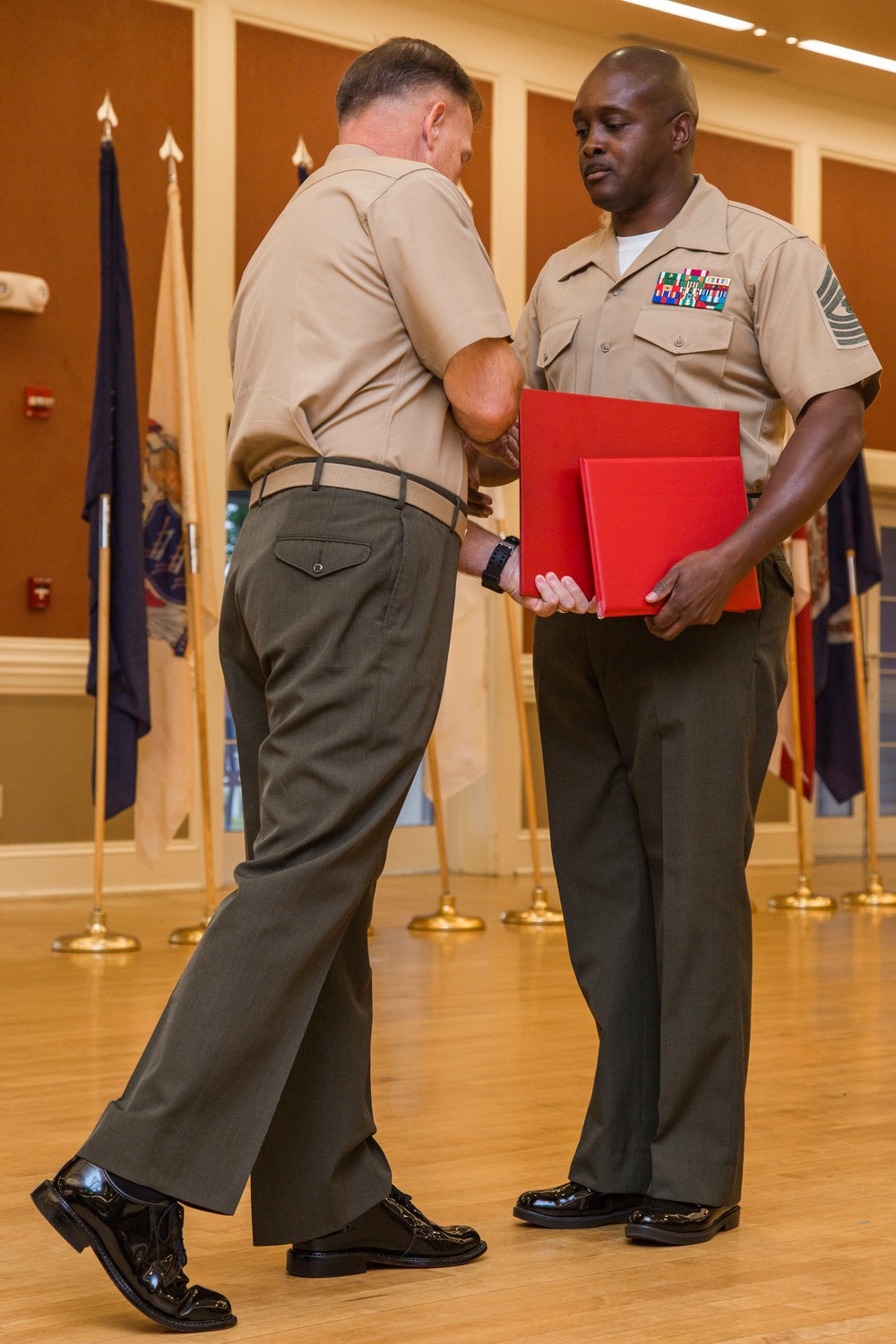 Master Gunnery Sgt. Donell Blunt's Retirement Ceremony