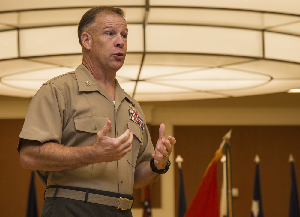 Master Gunnery Sgt. Donell Blunt's Retirement Ceremony