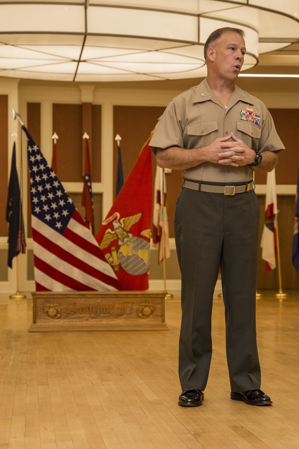 Master Gunnery Sgt. Donell Blunt's Retirement Ceremony