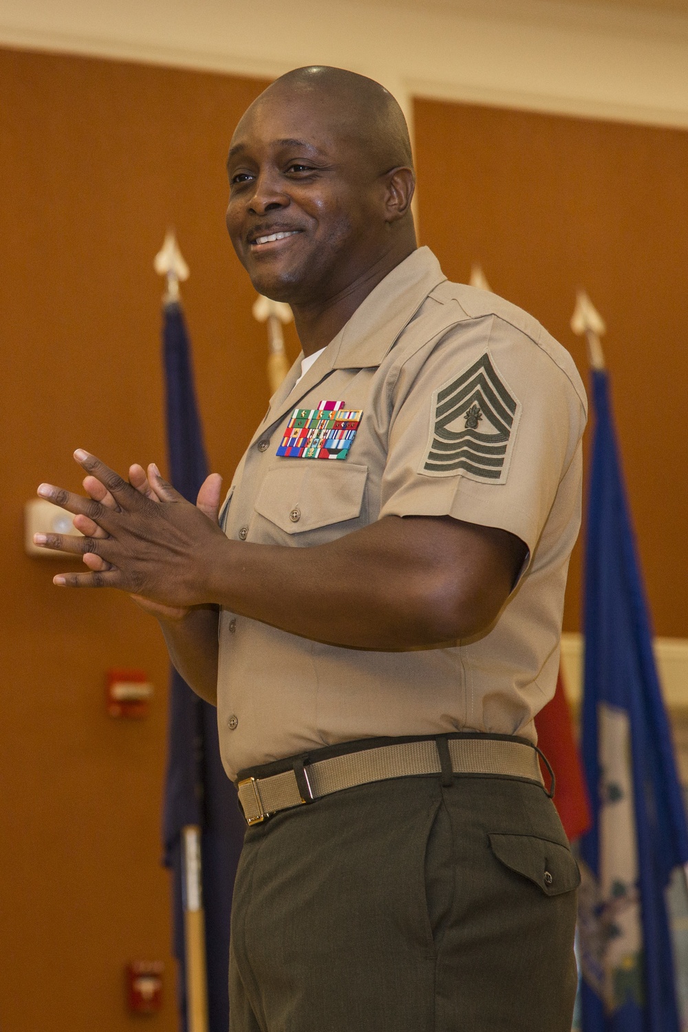 Master Gunnery Sgt. Donell Blunt's Retirement Ceremony