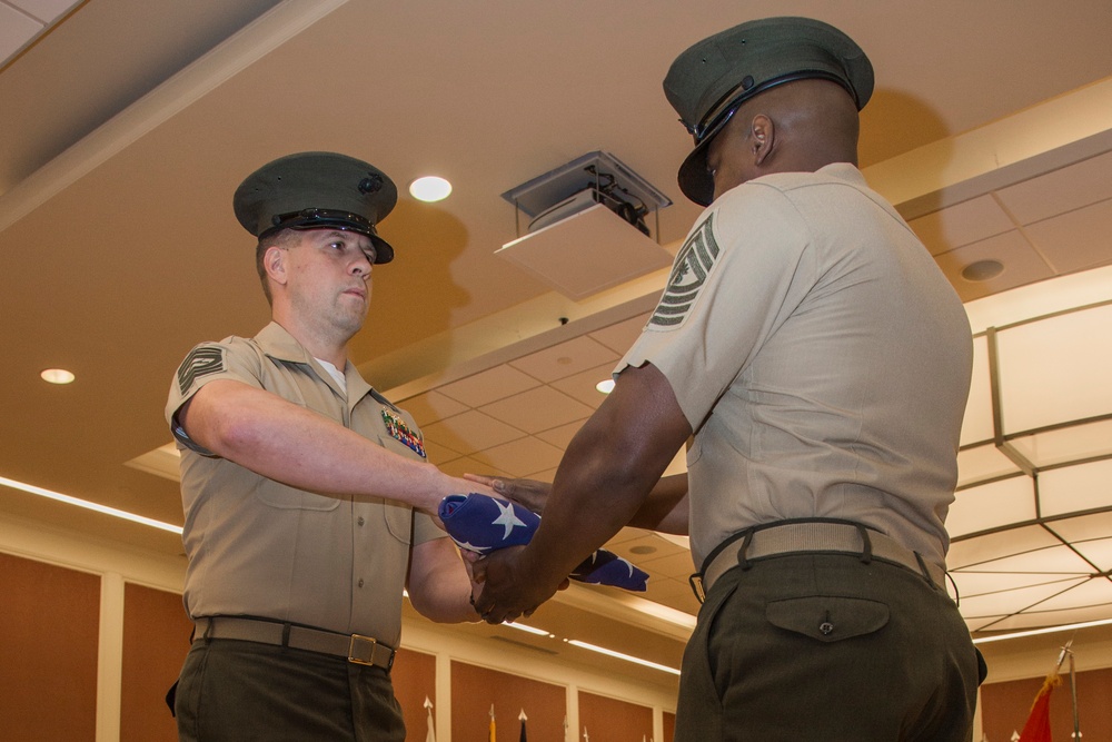 Master Gunnery Sgt. Donell Blunt's Retirement Ceremony