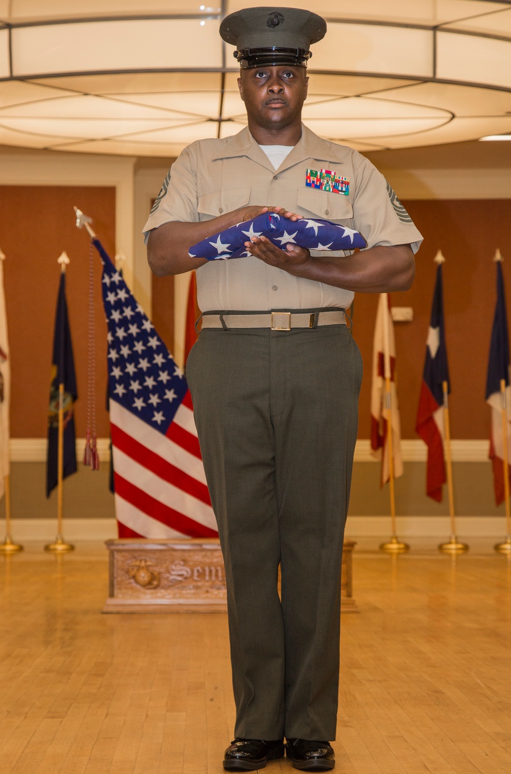 Master Gunnery Sgt. Donell Blunt's Retirement Ceremony