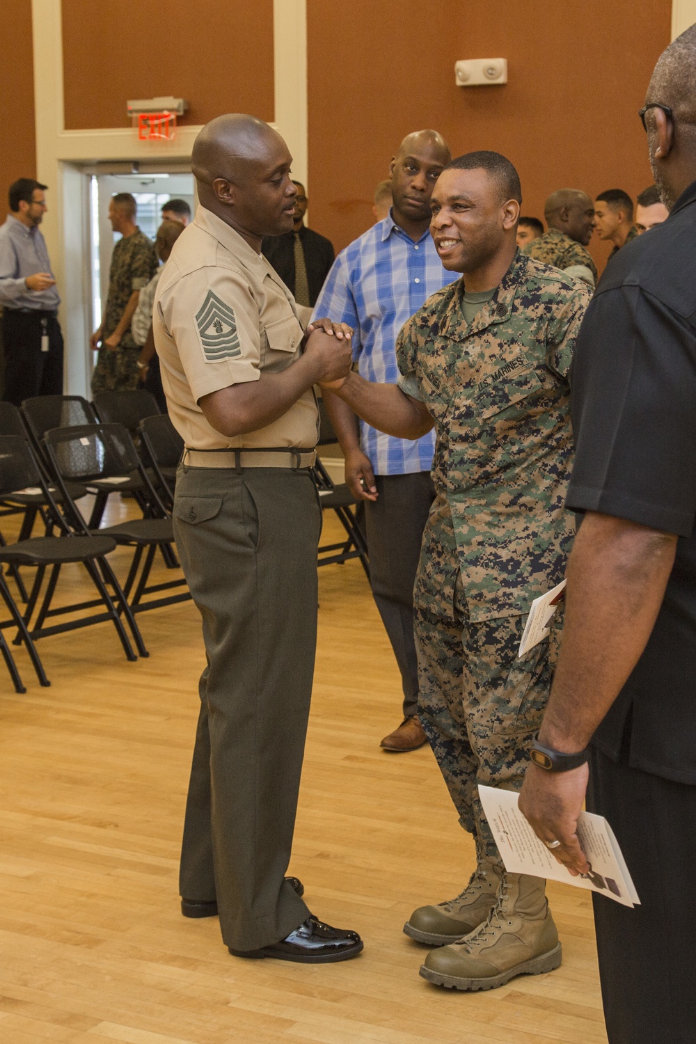 Master Gunnery Sgt. Donell Blunt's Retirement Ceremony
