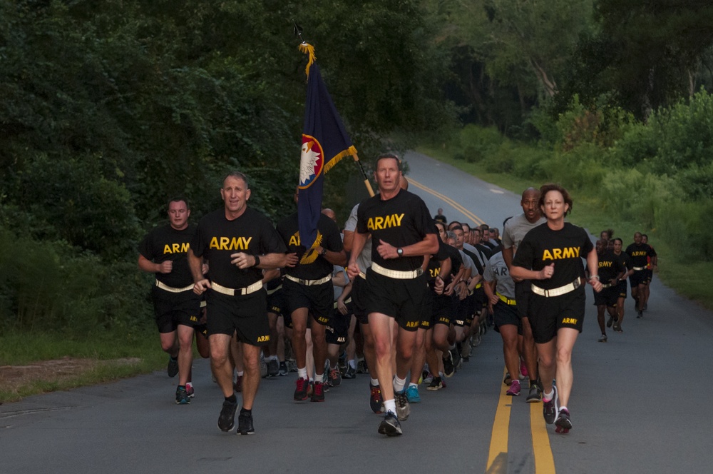 USARC hosts Run of Remembrance for Suicide Prevention