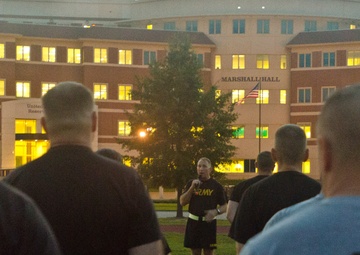 USARC hosts Run of Remembrance for Suicide Prevention