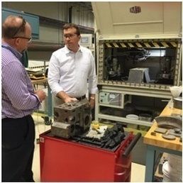 Craig Moss and Jason Story at Oak Ridge National Laboratory