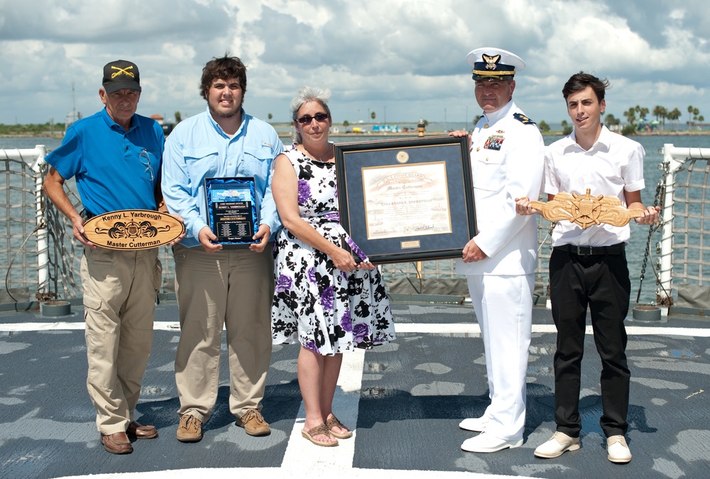 Coast Guard Cutter Dauntless recognizes 47th Master Cutterman
