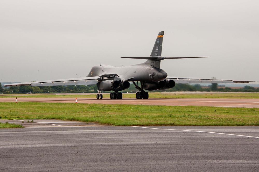 Dyess B-1 first flight for Ample Strike