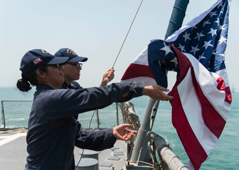 USS STOUT (DDG 55) DEPLOYMENT 2016