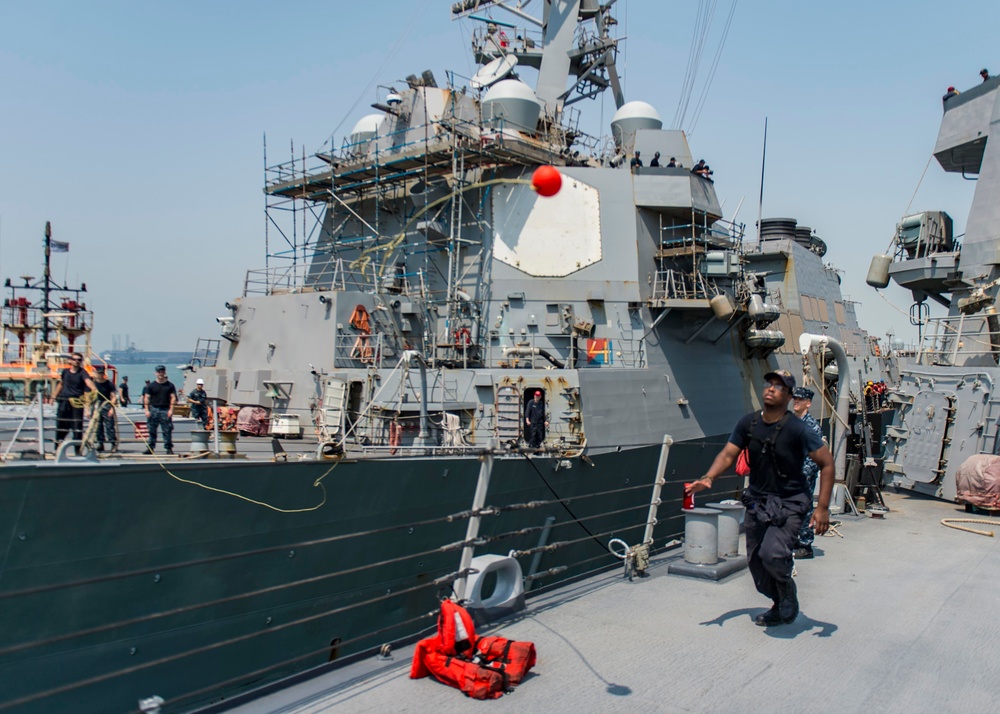 USS STOUT (DDG 55) DEPLOYMENT 2016