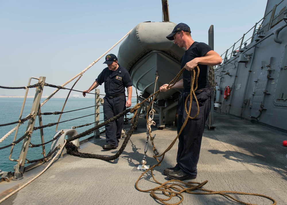 USS STOUT (DDG 55) DEPLOYMENT 2016