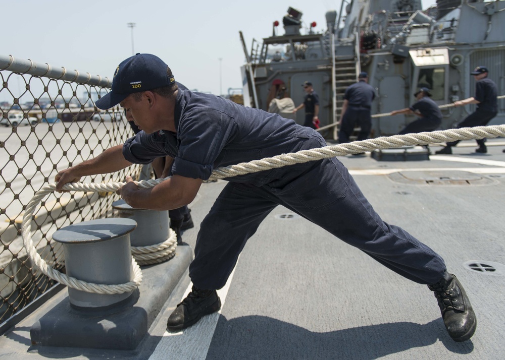 USS STOUT (DDG 55) DEPLOYMENT 2016