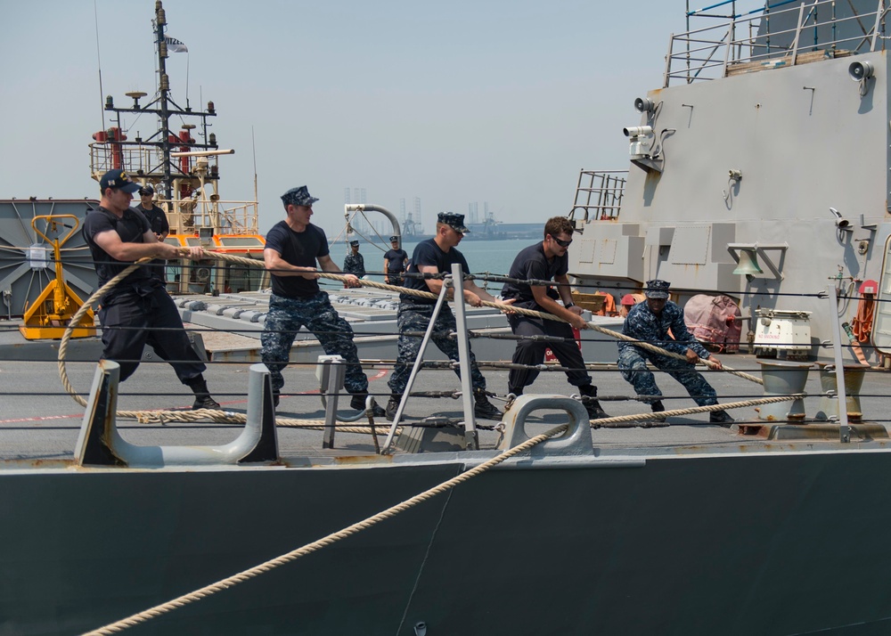 USS STOUT (DDG 55) DEPLOYMENT 2016