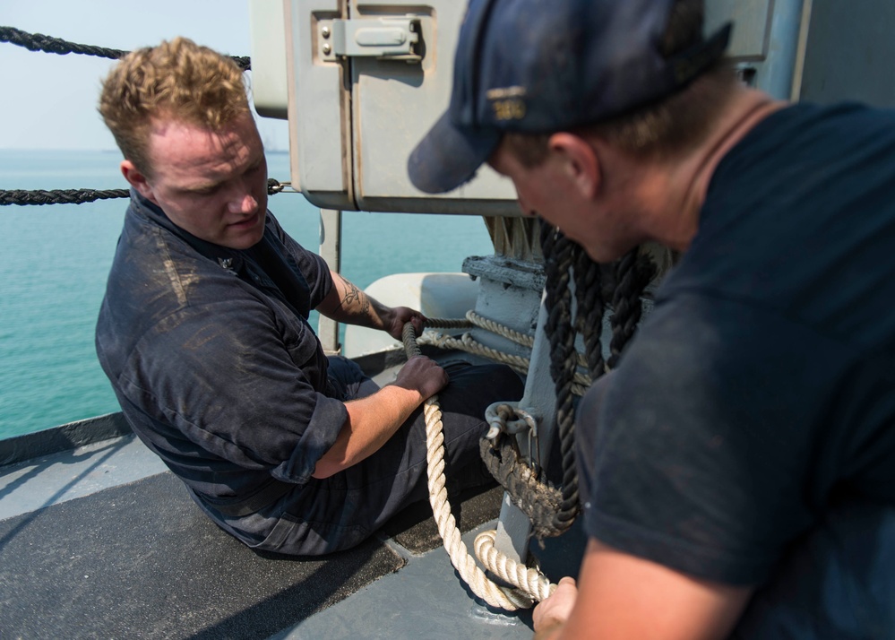 USS STOUT (DDG 55) DEPLOYMENT 2016