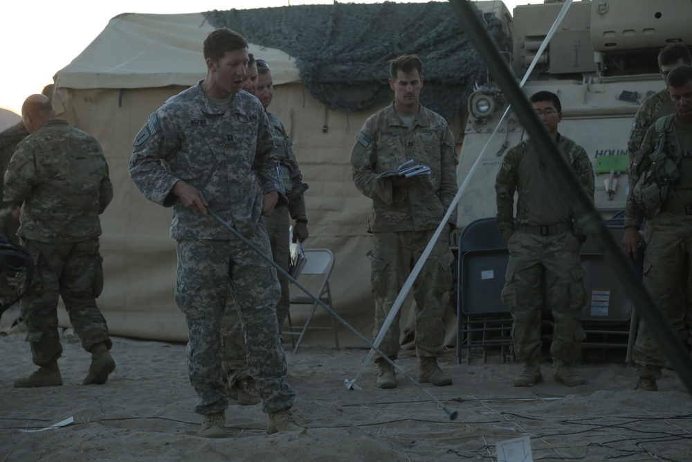 U.S. Army Soldiers conduct a Sustainment Rehearsal