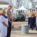 Wreath laying ceremony for Cpl. David Bass