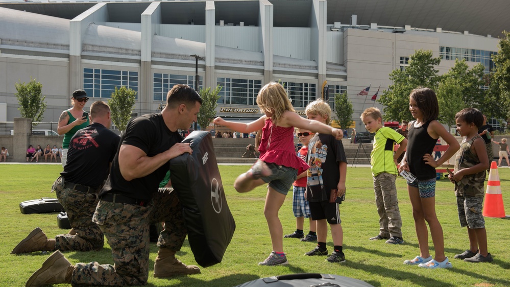Nashville residents experience Marine Corps Boot Camp