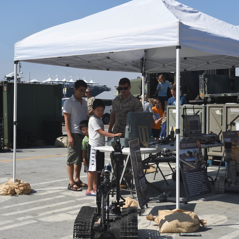 Static Displays at Fleet Week San Diego 2016