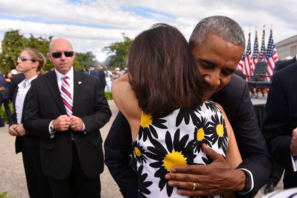POTUS attends 9/11 Memorial