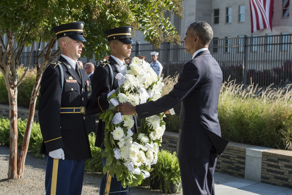 SD, CJCS attend 9/11 ceremony