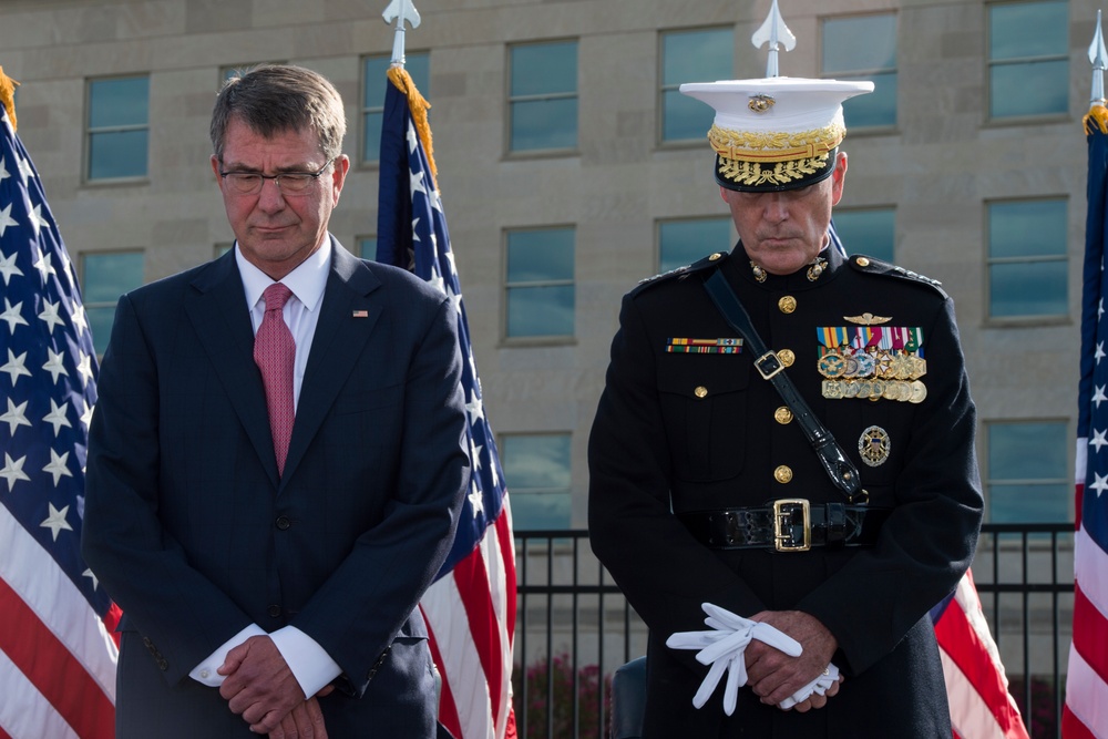 SD, CJCS attend 9/11 ceremony