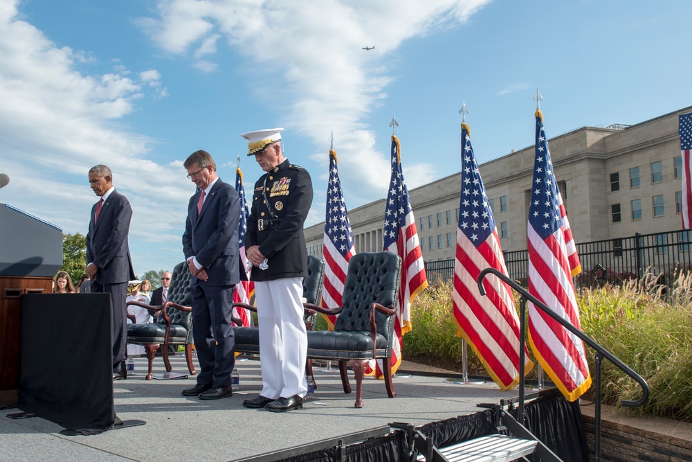 SD, CJCS attend 9/11 ceremony