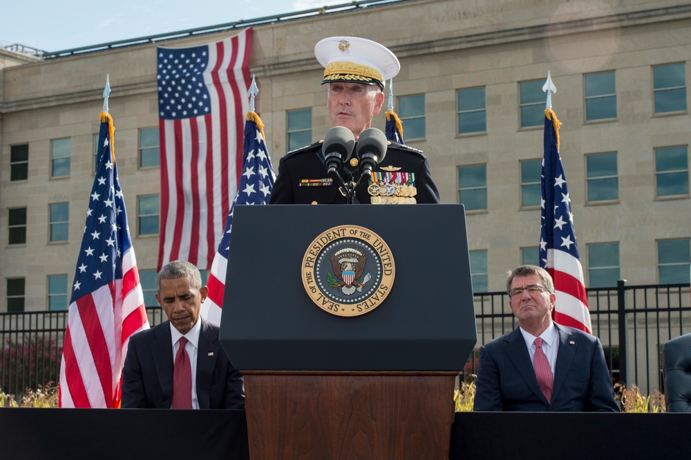 SD, CJCS attend 9/11 ceremony