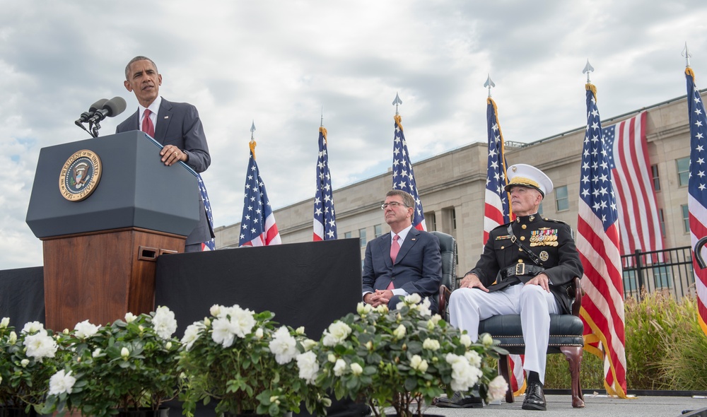 SD, CJCS attend 9/11 ceremony