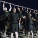 Basic Combat Training Soldiers perform physical readiness training