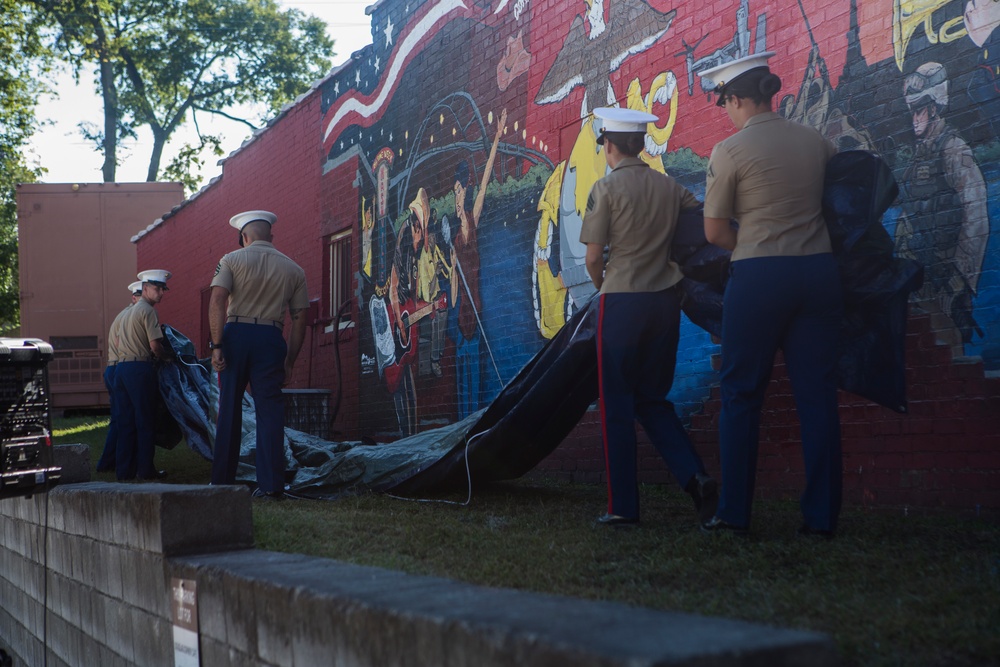 Mural Ceremony - Marine Week Nashville
