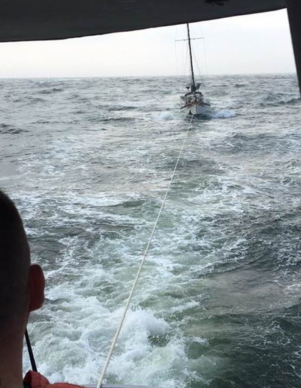 Coast Guard rescues four aboard disabled sailboat