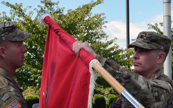 741 Engineer Battalion Reorganization Ceremony