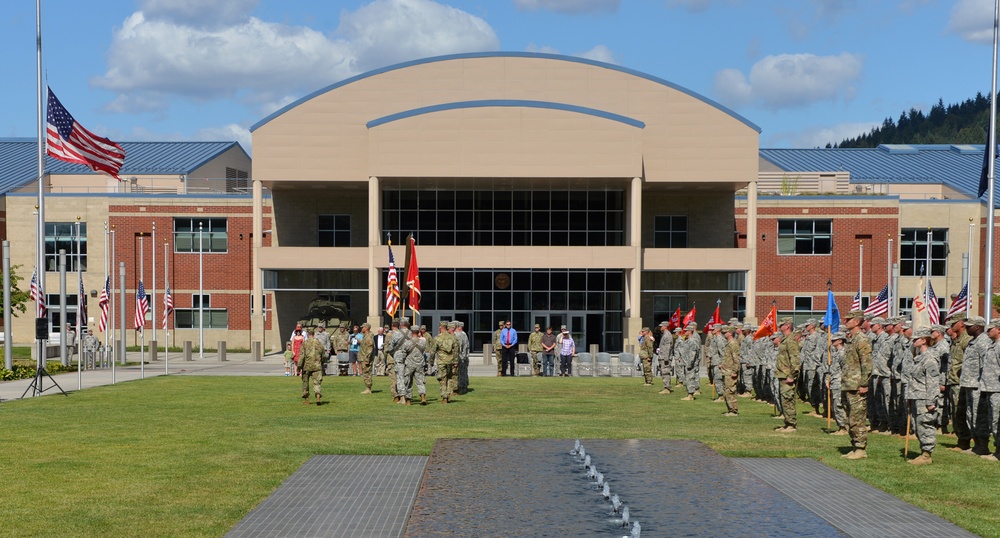 741 Engineer Battalion Reorganization Ceremony
