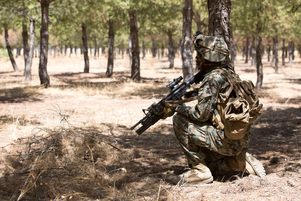 Crisis Response Marines refresh basic infantry skills