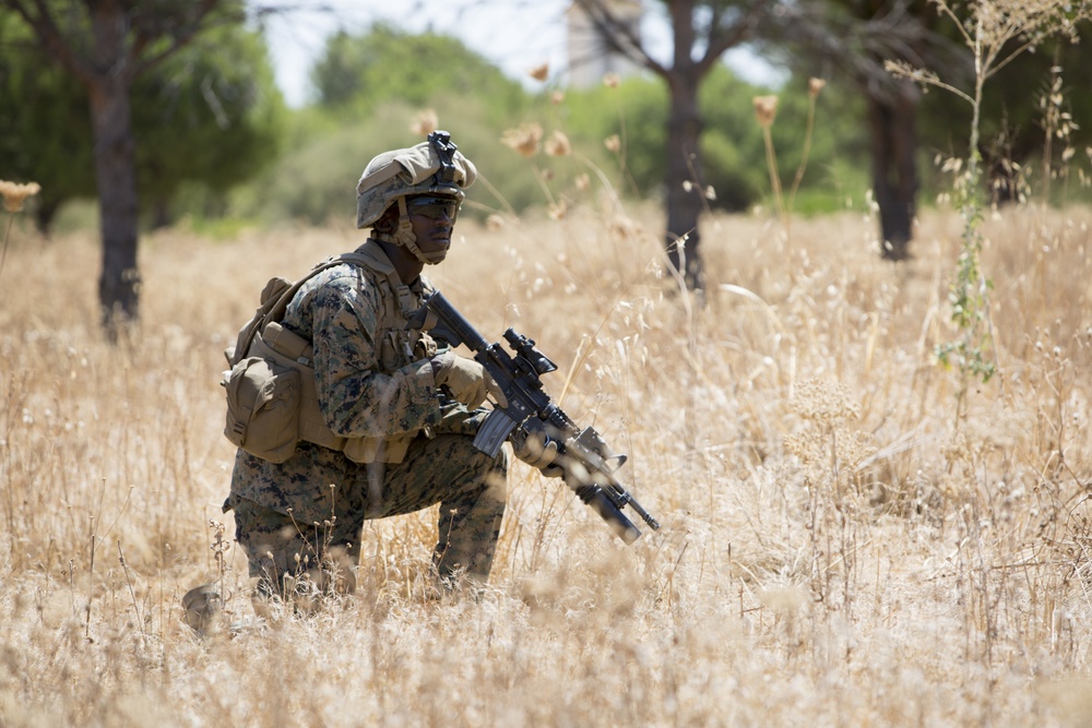 Crisis Response Marines refresh basic infantry skills