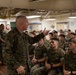 31st MEU commander visits Marines aboard USS Green Bay